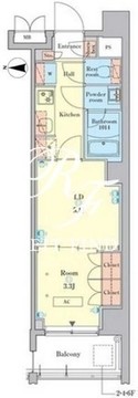 RJRプレシア千鳥 101 間取り図