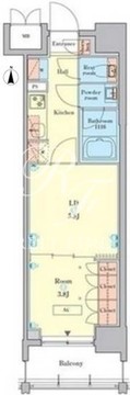 RJRプレシア千鳥 402 間取り図