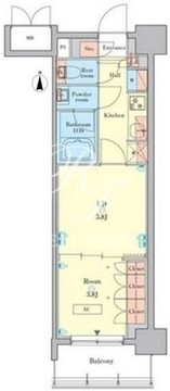 RJRプレシア千鳥 506 間取り図