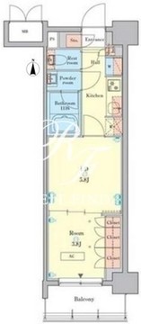 RJRプレシア千鳥 606 間取り図