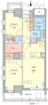 RJRプレシア千鳥 507 間取り図