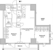 ザ・パークハビオ板橋区役所前 1806 間取り図