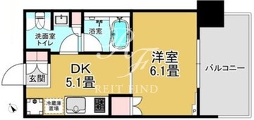 ブリリアタワー浜離宮 1115 間取り図