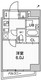 コンシェリア新橋 1301 間取り図