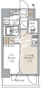 グランカーサ三ノ輪2 502 間取り図 ?>