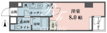 アムス四谷三丁目 1003 間取り図