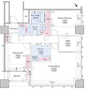 レジディアタワー上池袋 TW-1202 間取り図