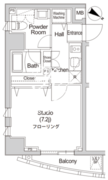 カーサスプレンディッド赤坂7丁目 303 間取り図