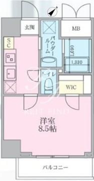 メゾントレーズ 1004 間取り図