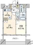 プライア渋谷 1107 間取り図 ?>