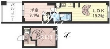 レジデンスシャルマン月島 746 間取り図