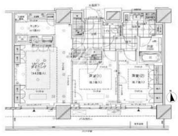 ブランズ渋谷桜丘 2304 間取り図