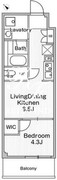 コンフォリア・リヴ巣鴨 207 間取り図