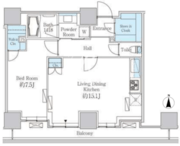 ベルファース芝浦タワー 2004 間取り図