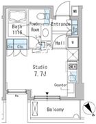 パークアクシス浅草橋 806 間取り図