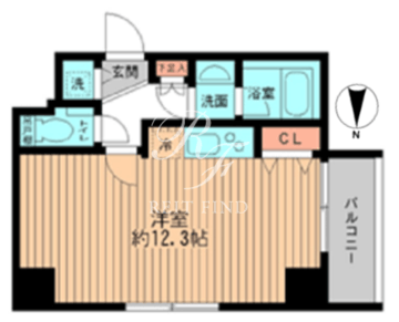 レガーロ御茶ノ水1 505 間取り図