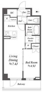 アルファプライム東陽町 1006 間取り図