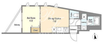 プライムアーバン目黒東山 305 間取り図