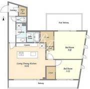 プライムアーバン目黒東山 403 間取り図