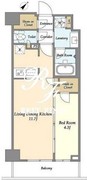 市谷台町坂フロント 805 間取り図