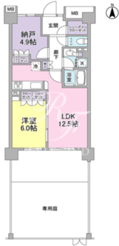 アンビエンテ経堂 109 間取り図