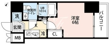 プレール・ドゥーク北品川 201 間取り図