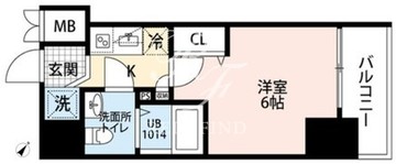 プレール・ドゥーク北品川 202 間取り図