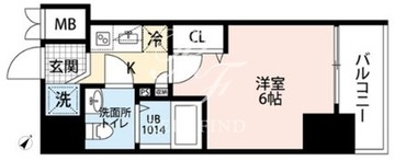 プレール・ドゥーク北品川 204 間取り図