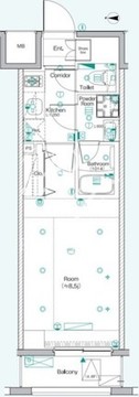 シーフォルム南池袋 606 間取り図