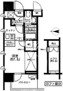 レジディア大森東 206 間取り図