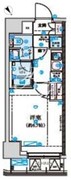 リヴシティ初台 203 間取り図