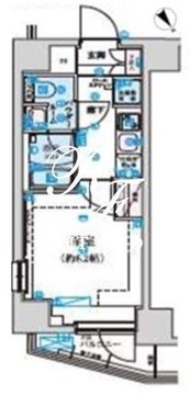 リヴシティ初台 703 間取り図