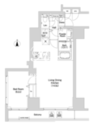 コンフォリア上野入谷 603 間取り図