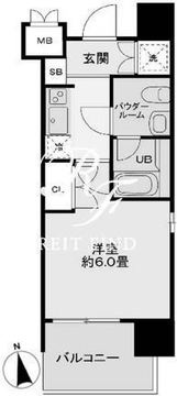 レジディア新宿御苑 304 間取り図