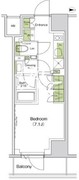 ザ・パークハビオ中野富士見町ガーデン 604 間取り図 ?>