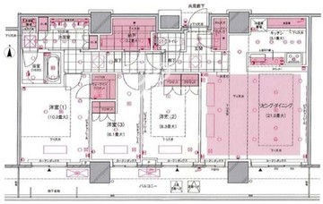 ブランズ渋谷桜丘 2504 間取り図