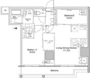ザ・パークハビオ板橋区役所前 902 間取り図