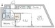 グランデュオ用賀6 207 間取り図