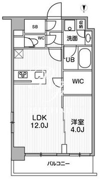 ウィーヴプレイス森下 304 間取り図