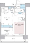 アーバネックス蔵前レジデンス 1302 間取り図