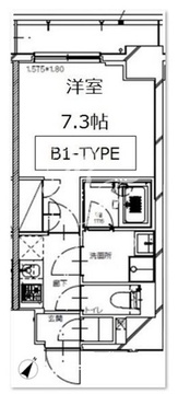 エスレジデンス月島 702 間取り図