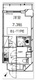エスレジデンス月島 702 間取り図