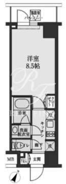 エスレジデンス清澄白河 704 間取り図