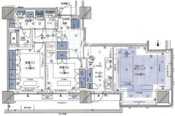 ブランズ渋谷桜丘 2303 間取り図