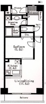 グランハイツ池尻 415 間取り図