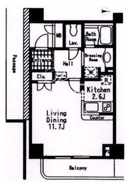 グランハイツ池尻 511 間取り図