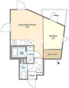 ザ・エイグレット南蒲田 501 間取り図
