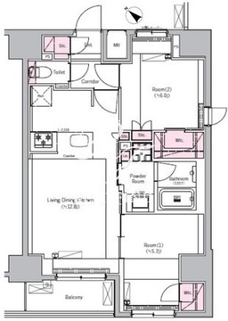 シーフォルム王子2 903 間取り図