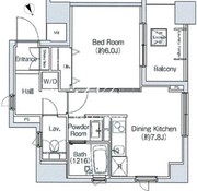 カバナ北参道 401 間取り図