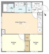 J.リヴェール武蔵小山 401 間取り図